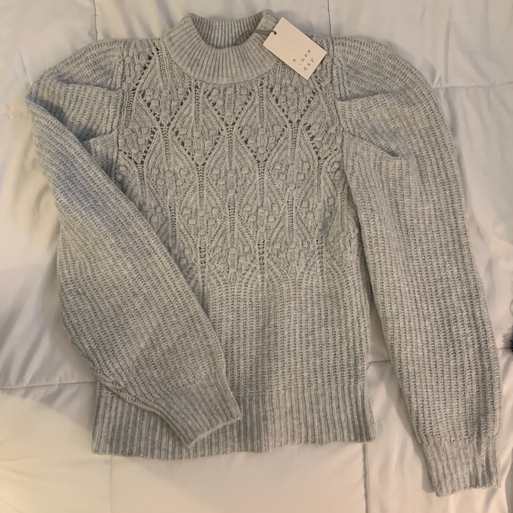 a new day - Grey Sweater